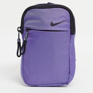 NWOT NIKE Essentials Purple Iridescent Flight Bag